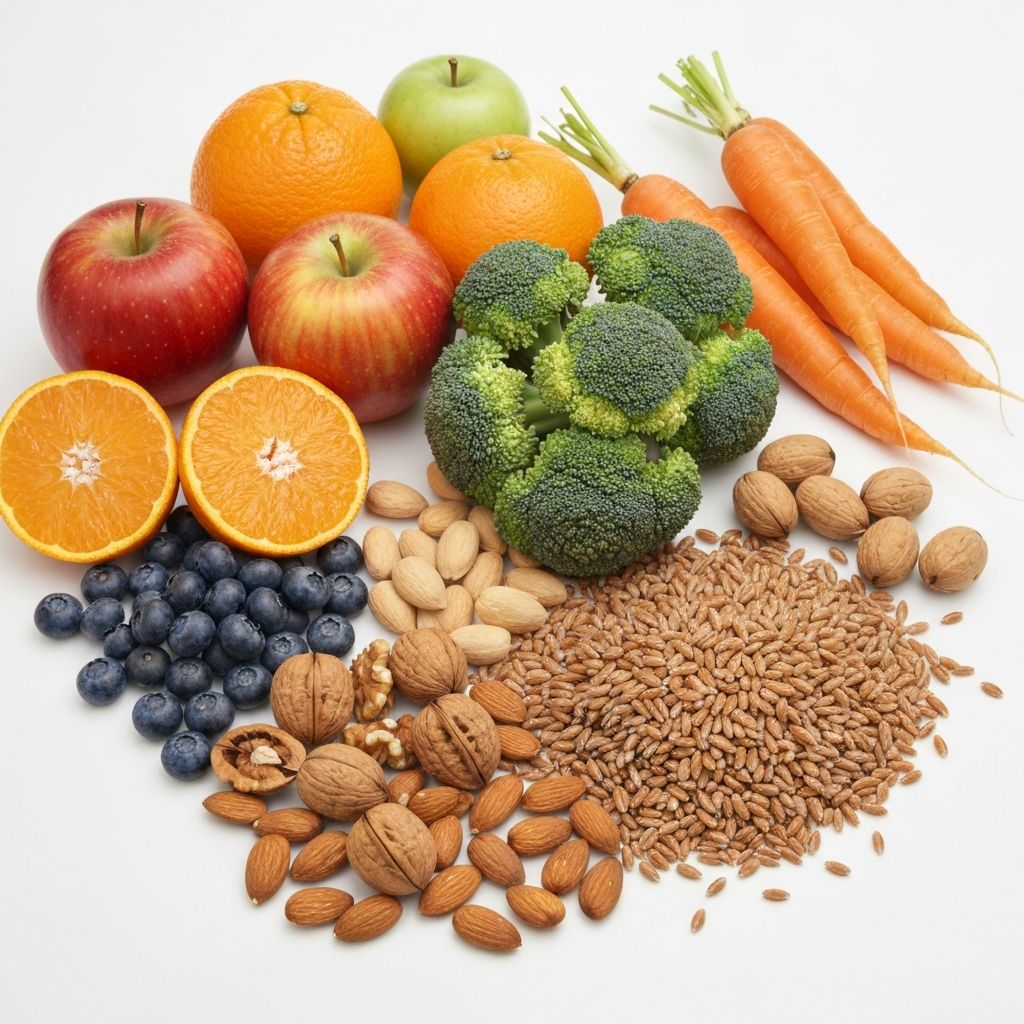 Sources naturelles de vitamines - fruits et légumes